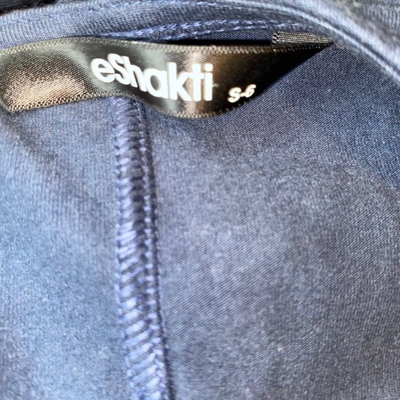 eShakti S-6 Dark Blue Long Dress - Picture 7 of 7